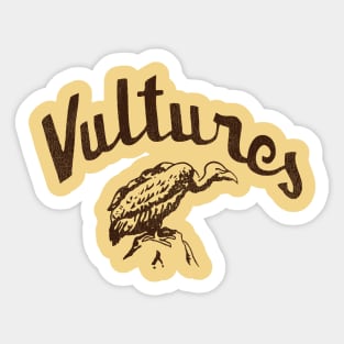 Vultures 70s Punk Rock Sticker